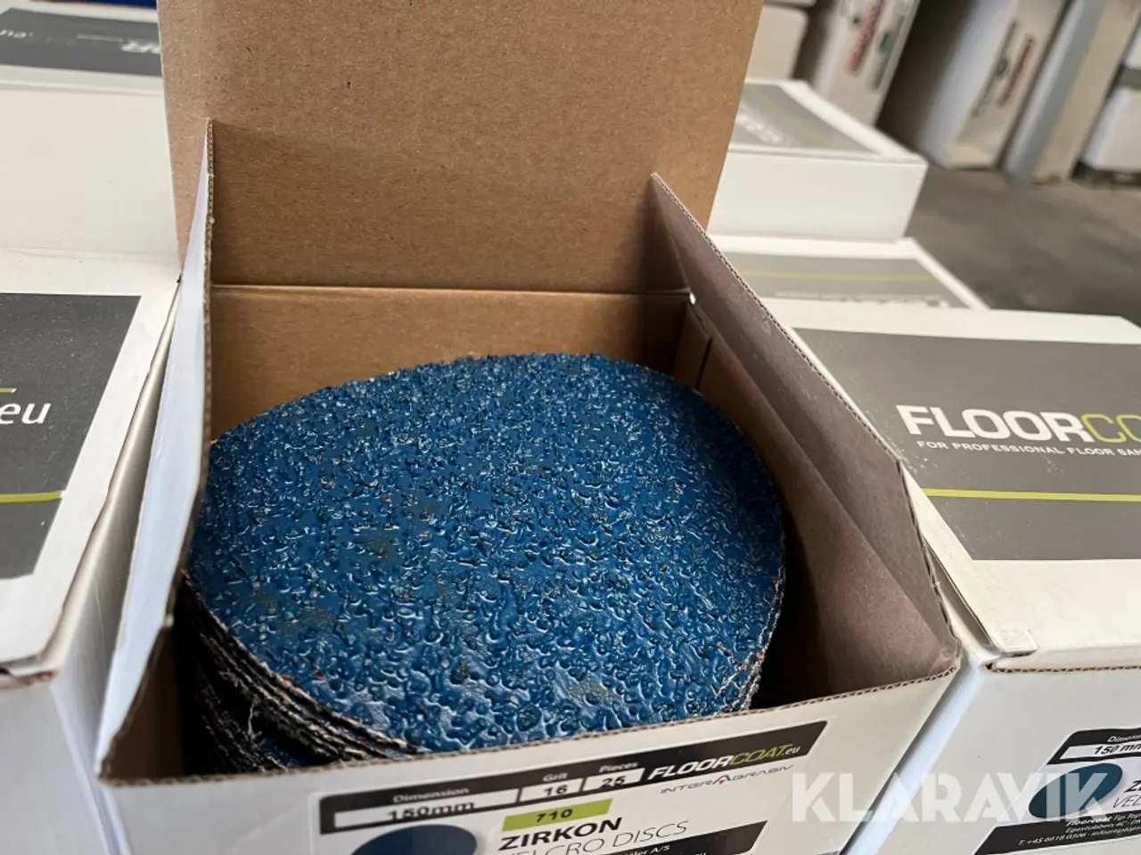 Billede 6 - Slibe discs Floorcoat 710 tip top zirkon velcro discs