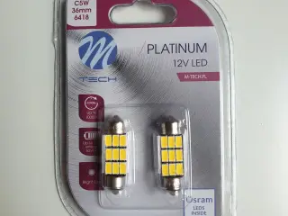 LED Pærer 2 x 9 SMD 5630 CANBUS LED C5W C10W SV8.5