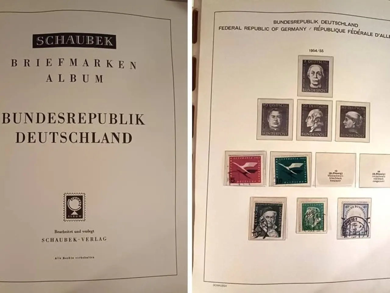 Billede 2 - Vesttyskland, samling i Schaubek album