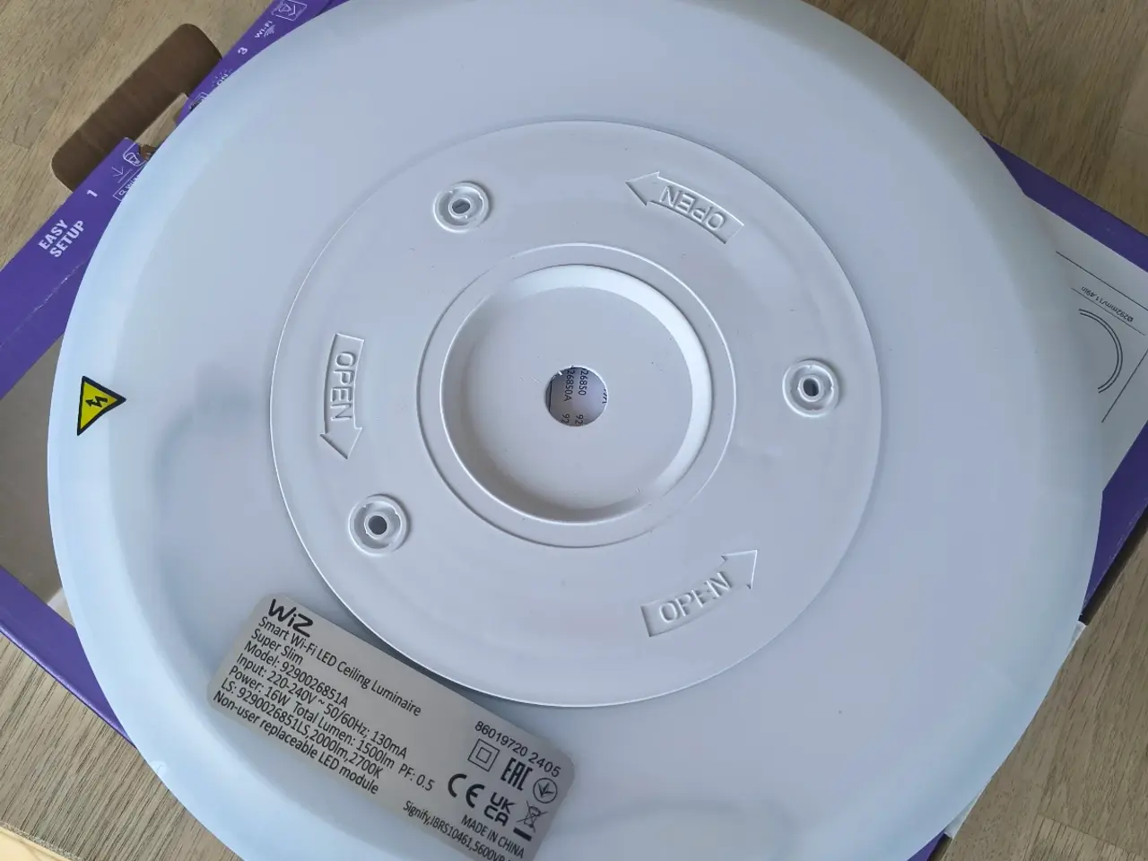 Billede 2 - WiZ Superslim Loftslampe 16W TW, 