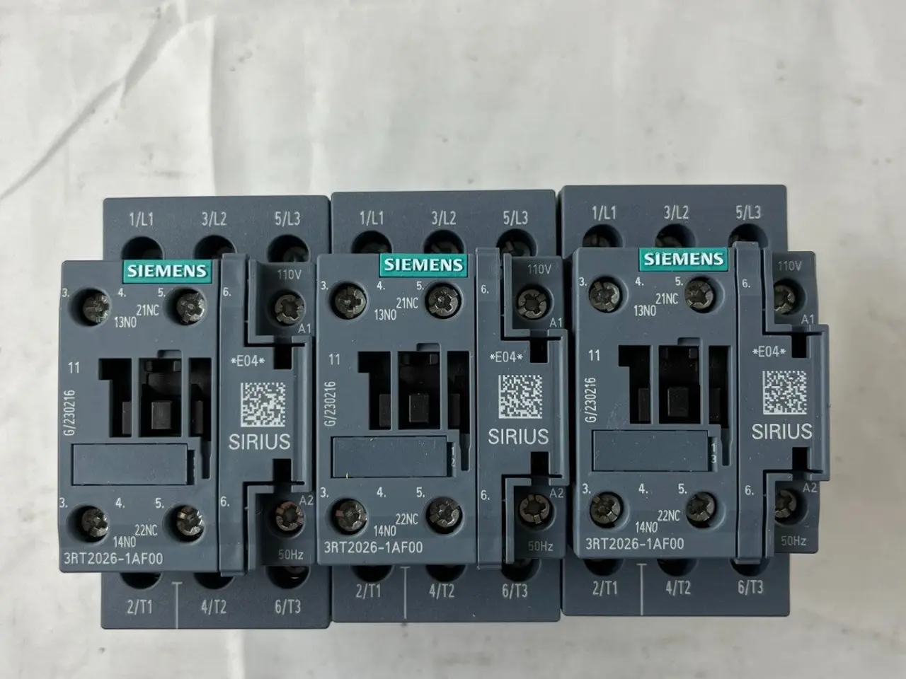 Billede 2 - Siemens 3RT2026-1AF00 kontaktor 110V Coil 3P parti