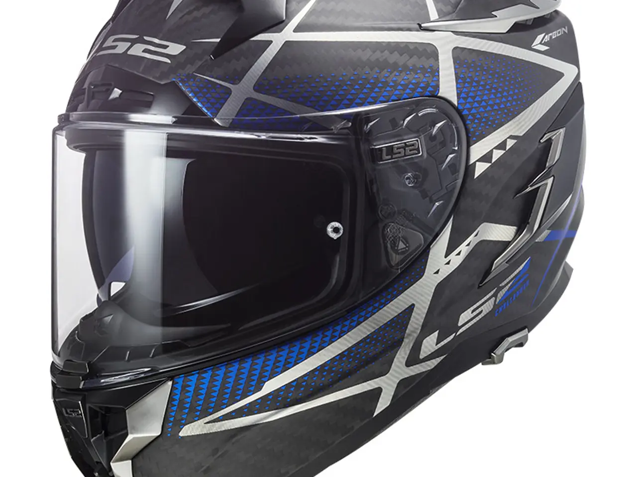 Billede 1 - LS2 Challenger Carbon Konic Blue Før 3.799,-