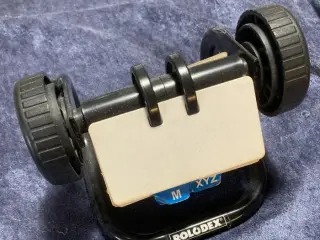 Rolodex indexcard holder