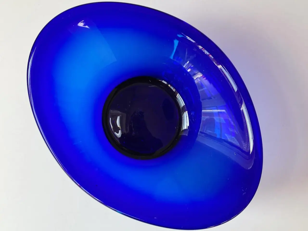 Billede 3 - Koboltblå, oval, høj, NB
