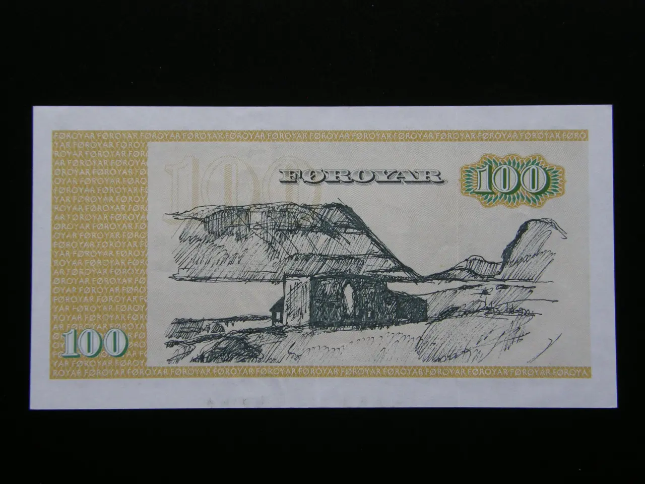 Billede 2 - Færøerne 100 Krónur L.1949 (1994) P21f