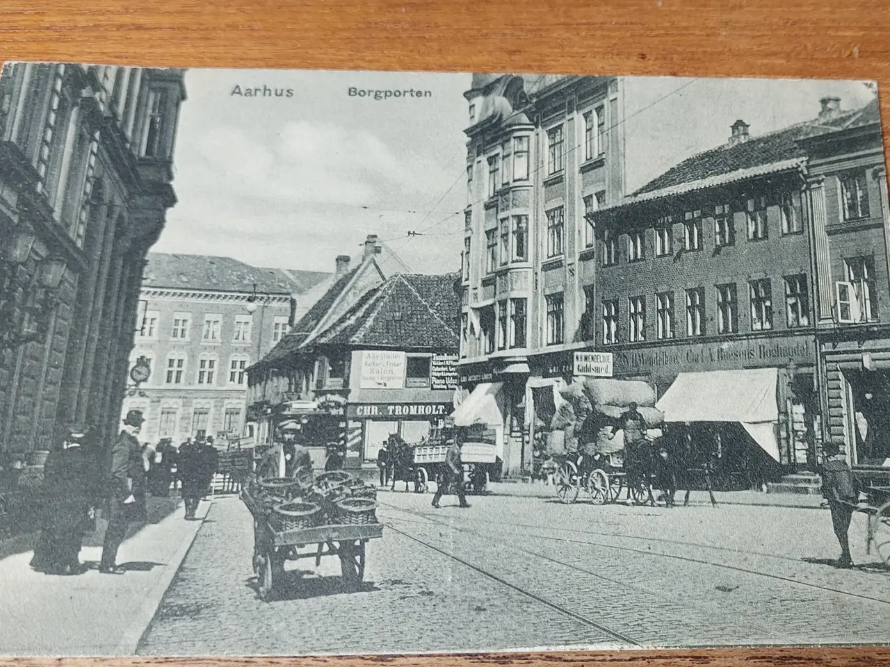 Billede 7 - Postkort lot 5 stk. motiver af det gamle Aarhus