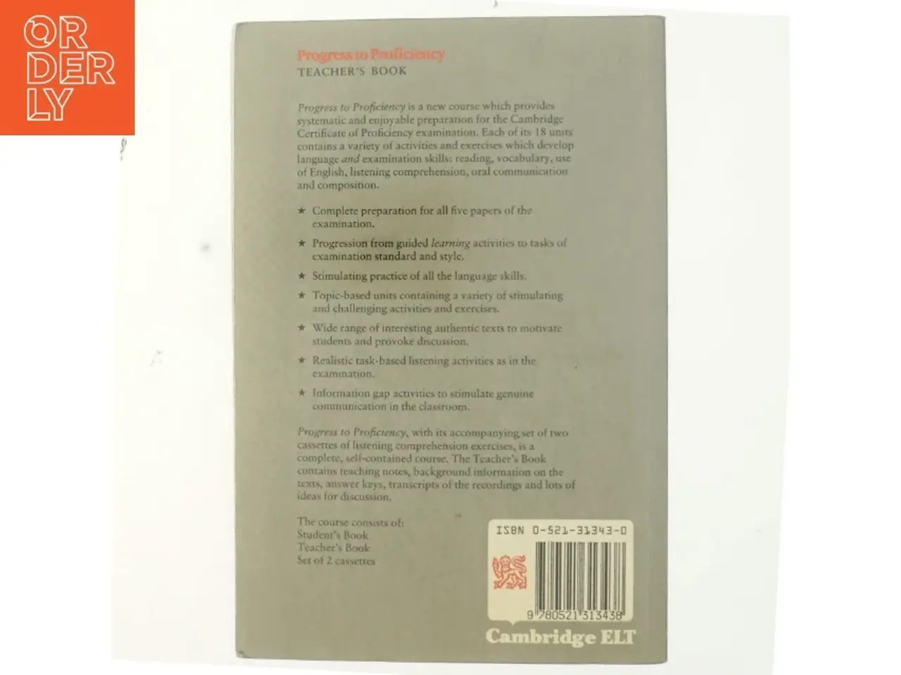 Billede 3 - Progress to Proficiency Teachers' Book af Leo Jones (Bog)