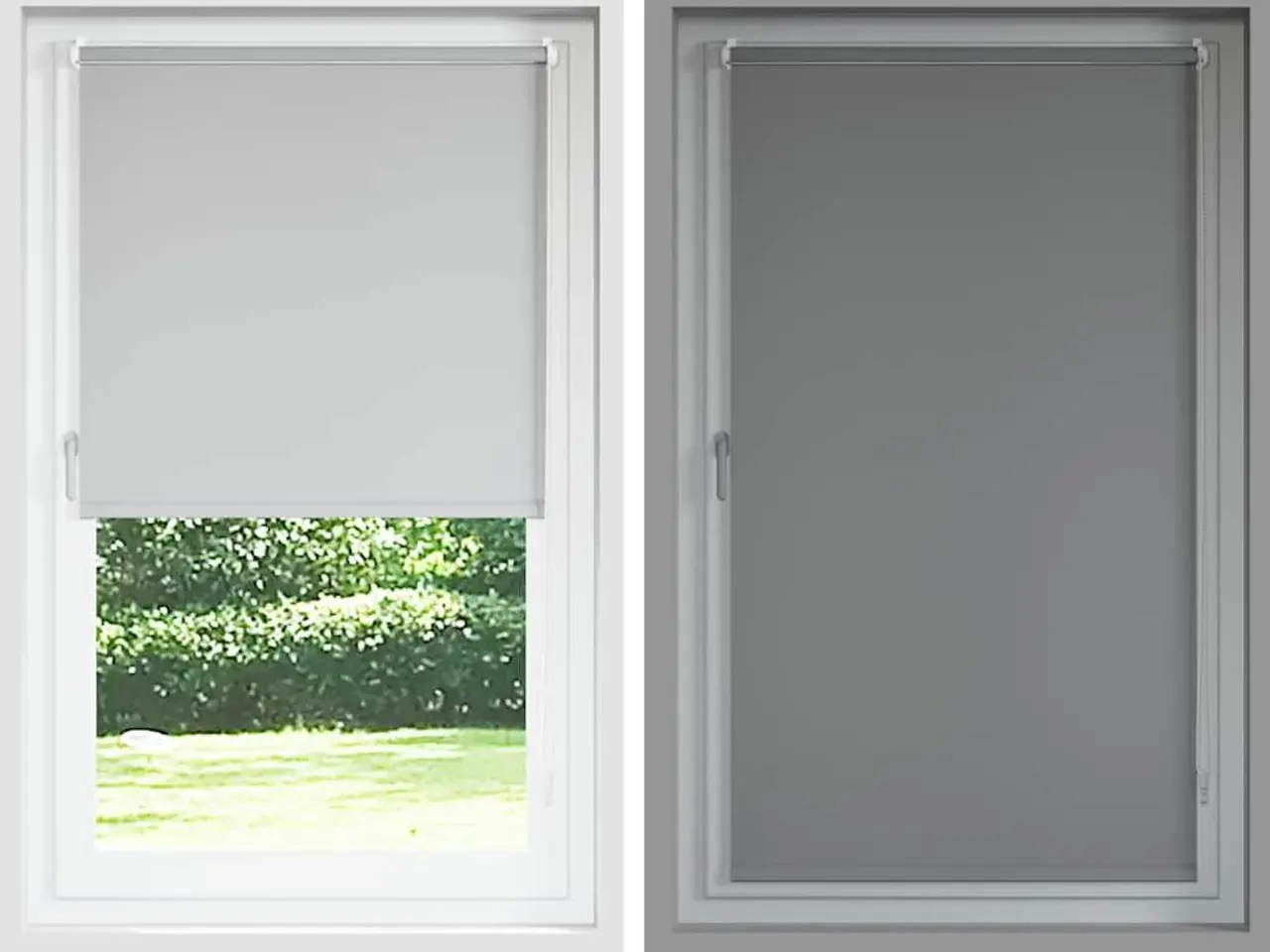 Billede 9 - Mørklægningsrullegardin 100×230 cm - grå polyester