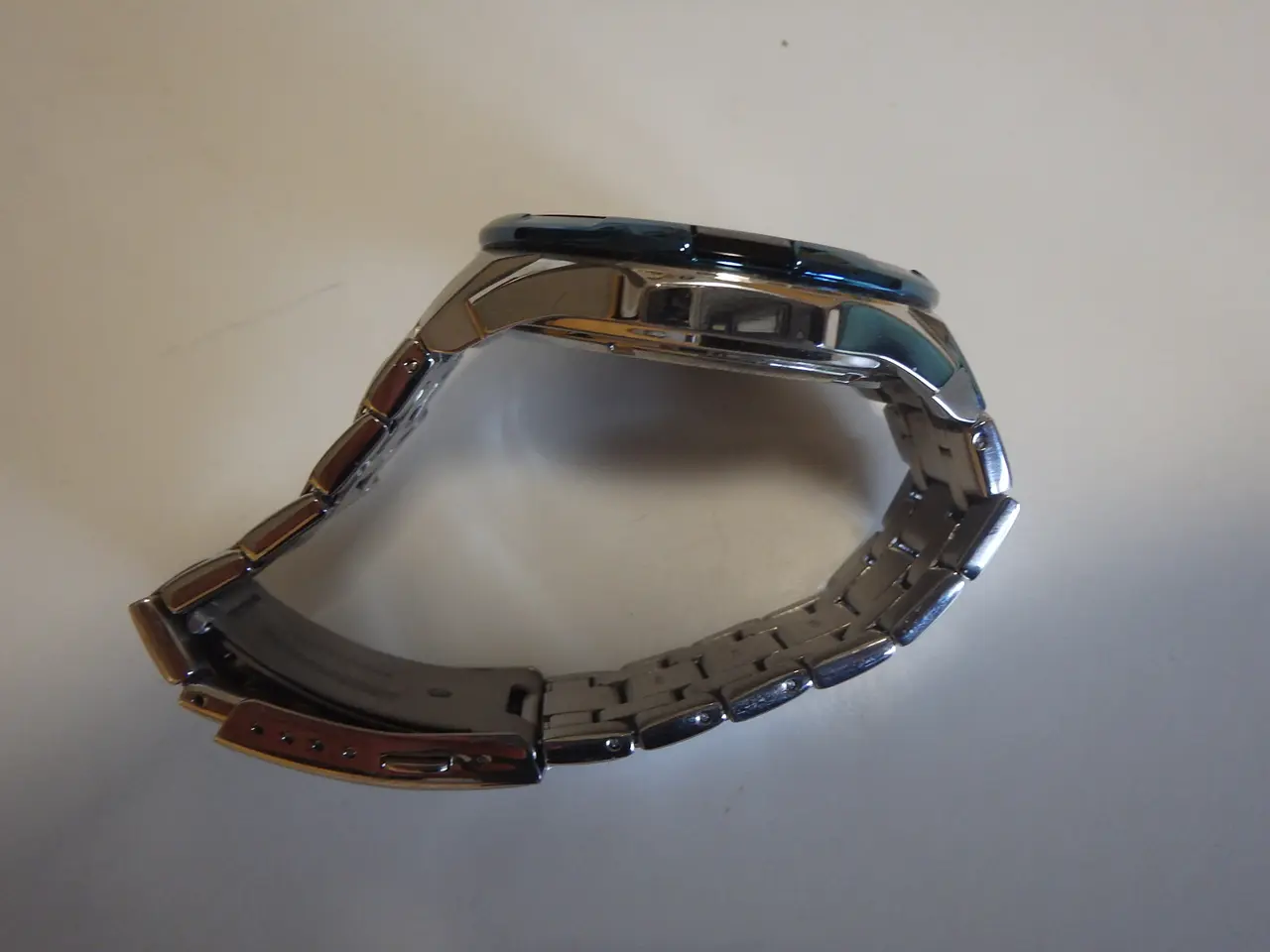Billede 4 - Casio Edifice sort/blå/stål Kronograf Model 5345