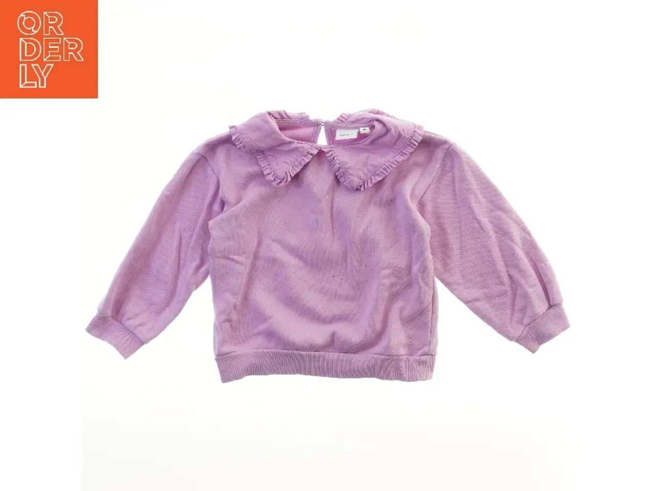 Billede 1 - Name It (str. 98) Børnebluse med Flæsekrave
