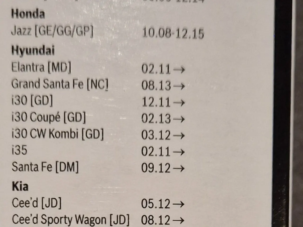 Billede 2 - Viskerblade for til bl.a Kia Ceed