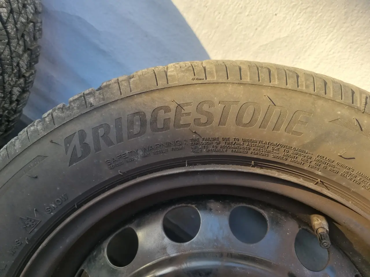 Billede 2 - Komplette Bridgestone Vinterhjul