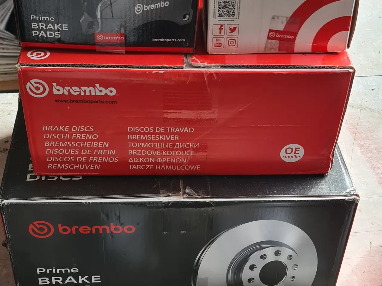 Billede 1 - Toyota komplet sæt BREMBO bremser
