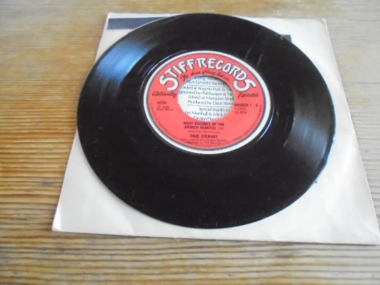 Billede 3 - Single: Dave Stewart – What becomes of the Broken