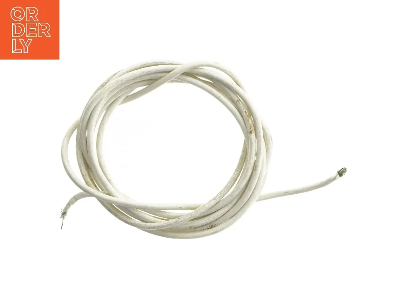 Billede 1 - Hvidt elektrisk kabel