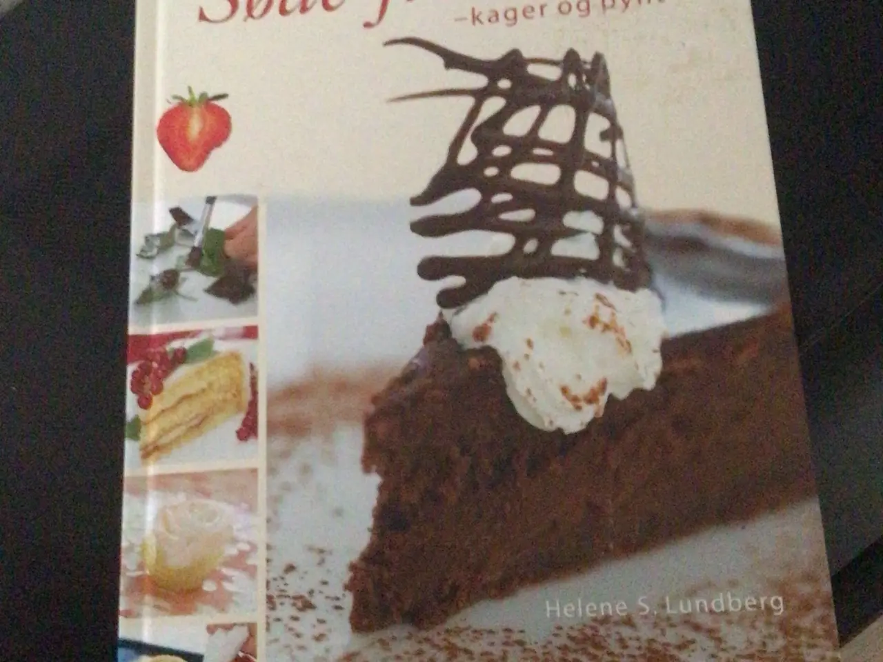 Billede 1 - Bog med kage og pynte opskrifter