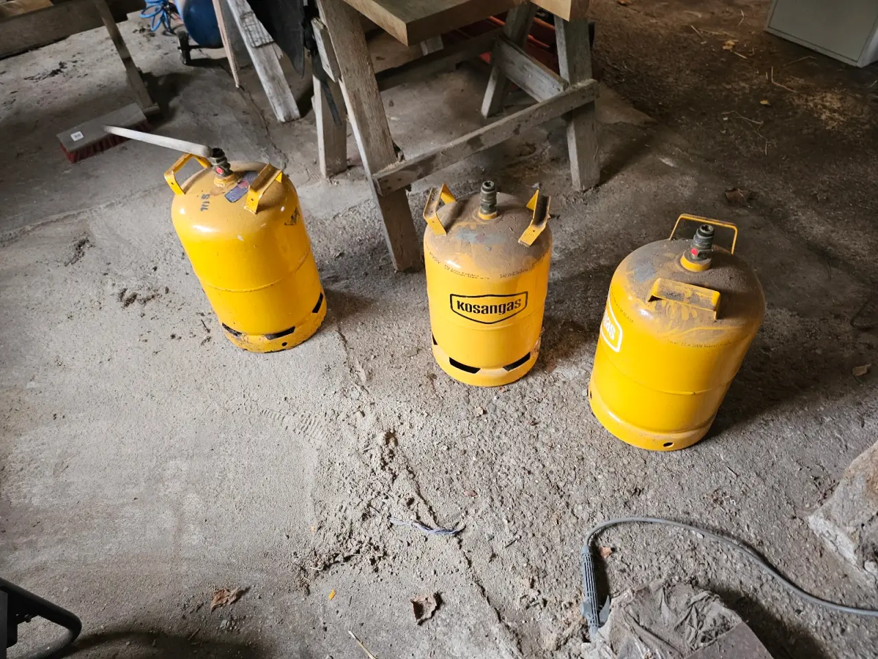 Billede 1 - Gasflasker 3 stk sælges