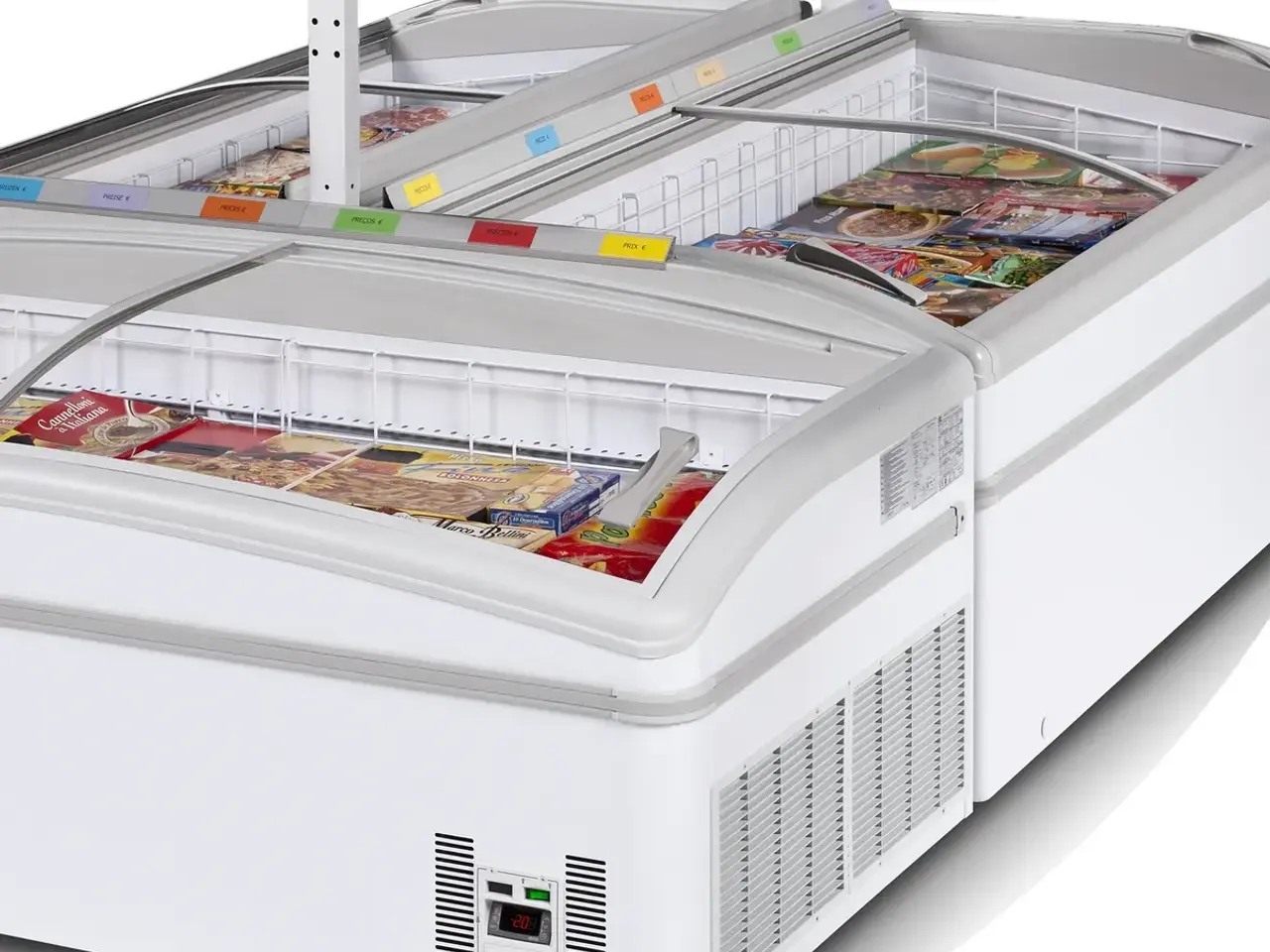 Billede 2 - Tefcold – supermarkedskøler med buede glaslåger