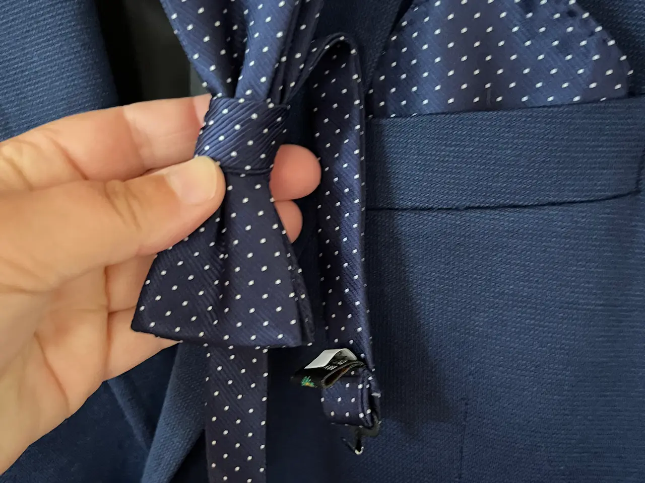 Billede 6 - Kongeblå Blazer fra Marcus Str. XS inkl. butterfly