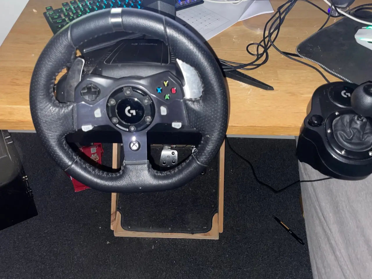 Billede 1 - Logitech g920 med gearstang