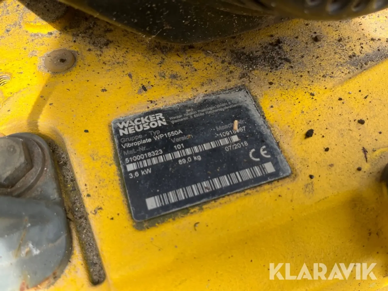 Billede 7 - Pladevibrator Wacker Neuson WP1550A