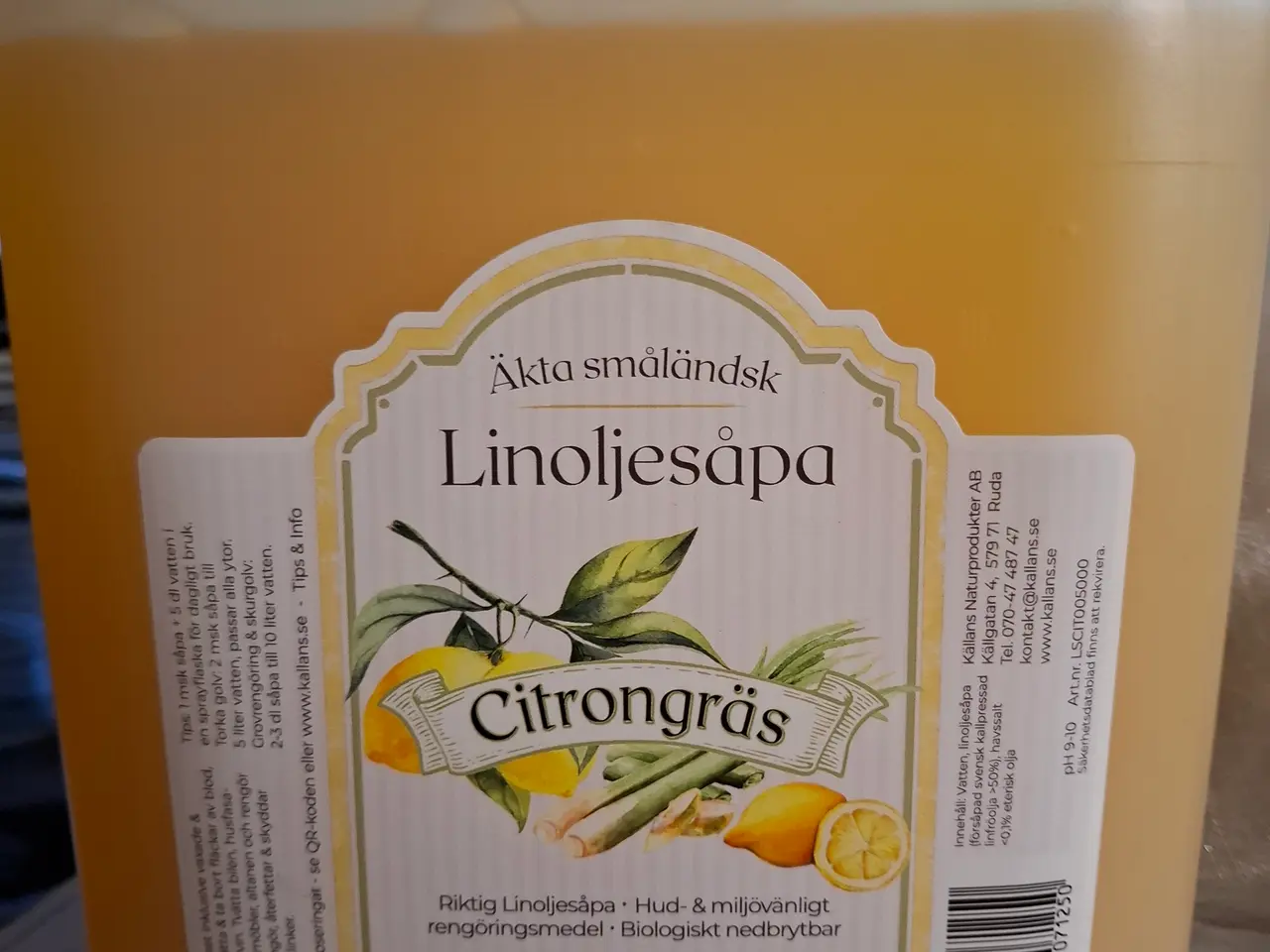 Billede 1 - Linoliesæbe