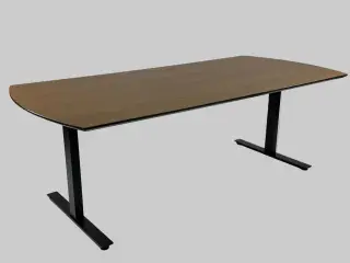 Dencon Delta Bord – Natur/Sort Stel 220x100x74 cm