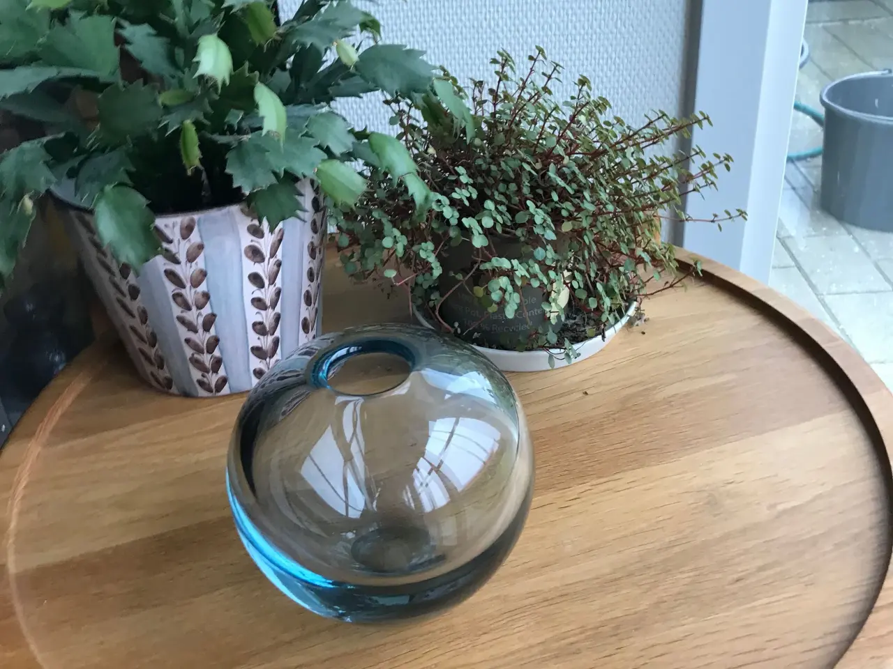 Billede 1 - Holmegaard Rondo kuglevase - stor udgave
