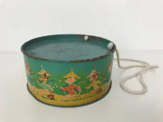Legetøj, Antik / Vintage børnetromme i metal