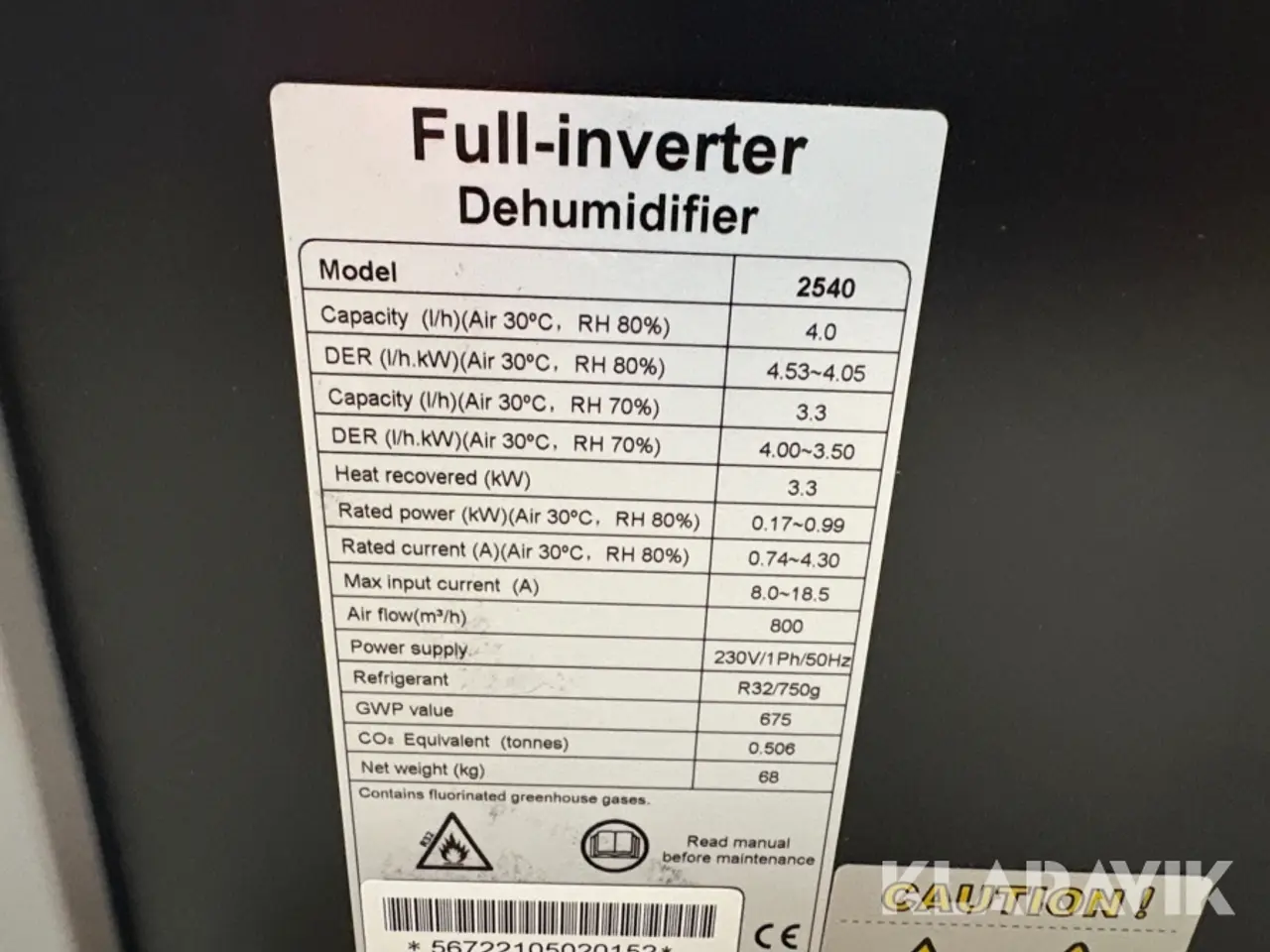 Billede 6 - Affugter Eeese Axel 2540