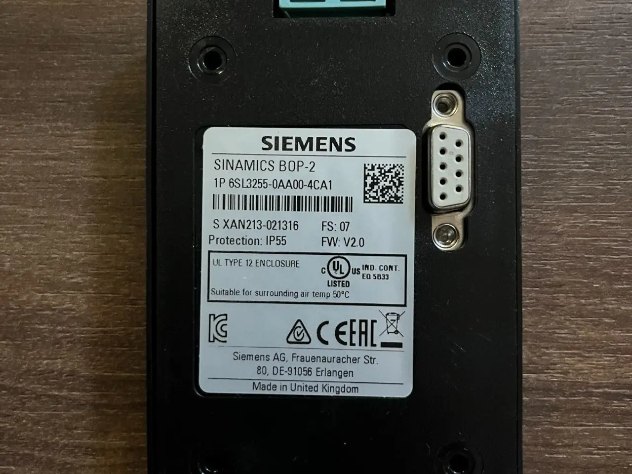 Billede 4 - Siemens SINAMICS BOP-2 6SL3255-0AA00-4CA1 Drive
