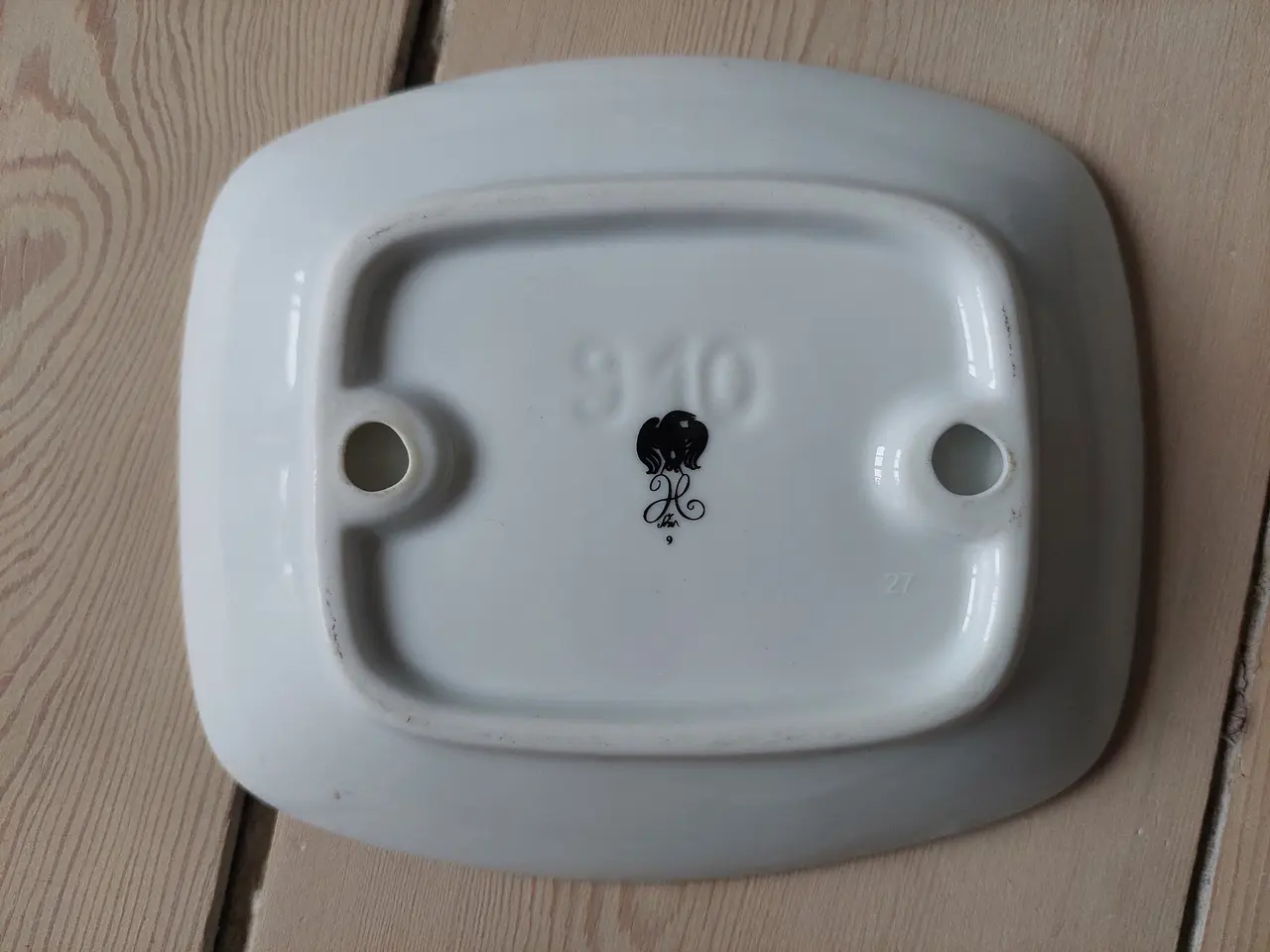 Billede 3 - Vintage Endre Szász porcelænsplatte (12x14,5)