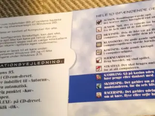 95 Windows 95-spil på 1 cd-rom