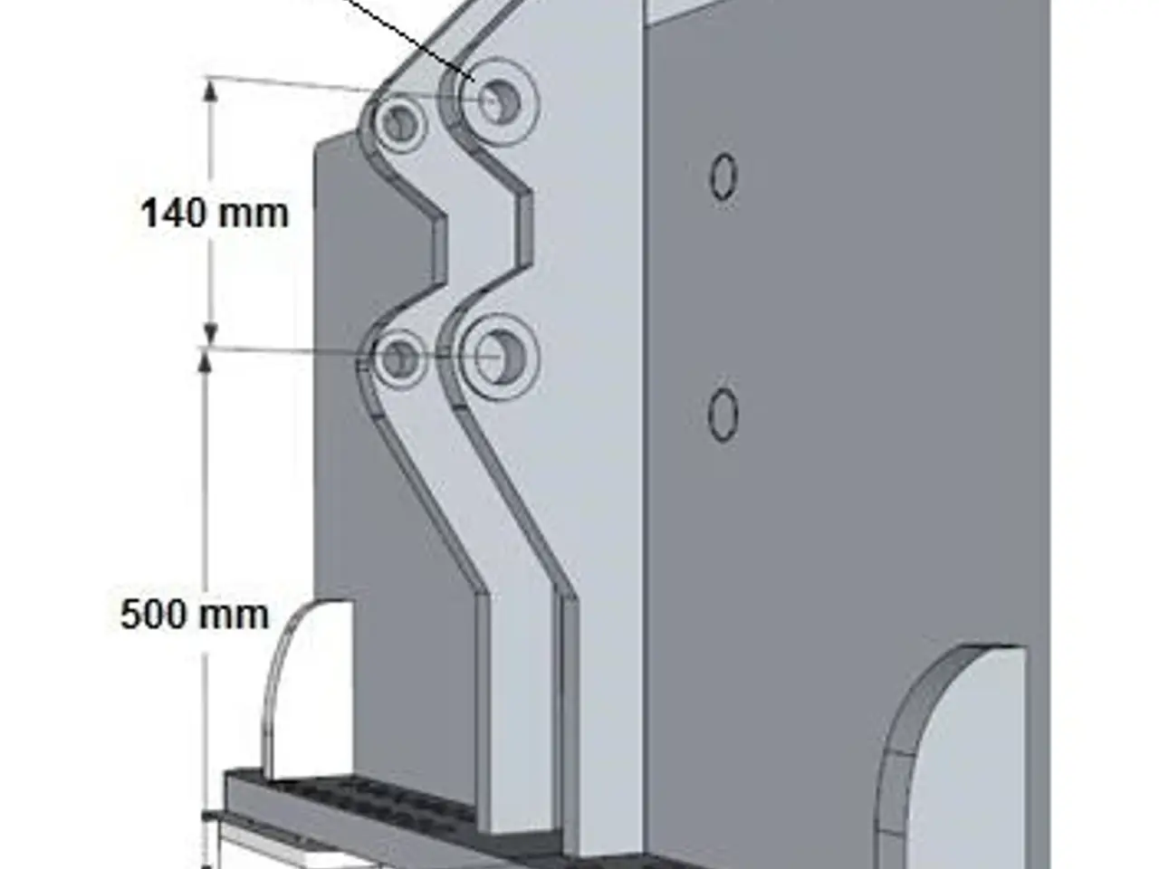 Billede 4 - GEO Skrabe blad til lift 270cm