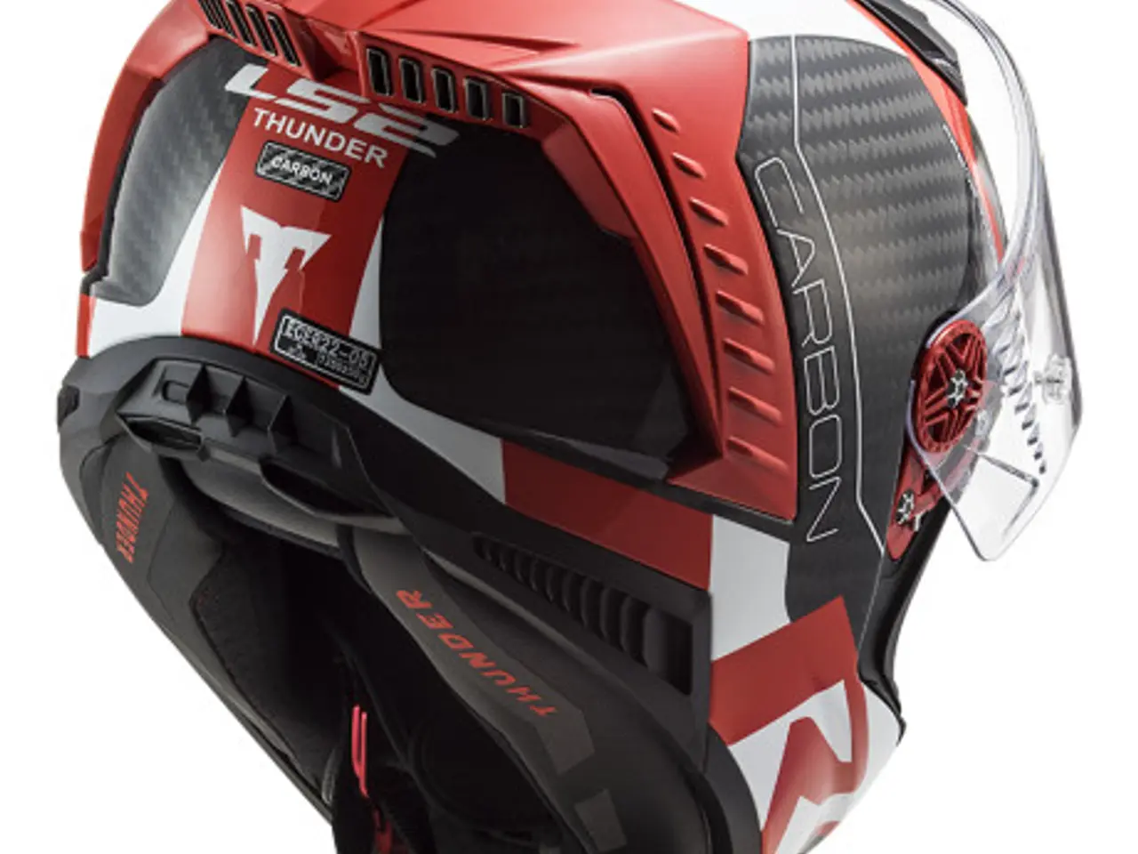 Billede 6 - LS2 THUNDER C RACING1 RED WHITE - før 4.199