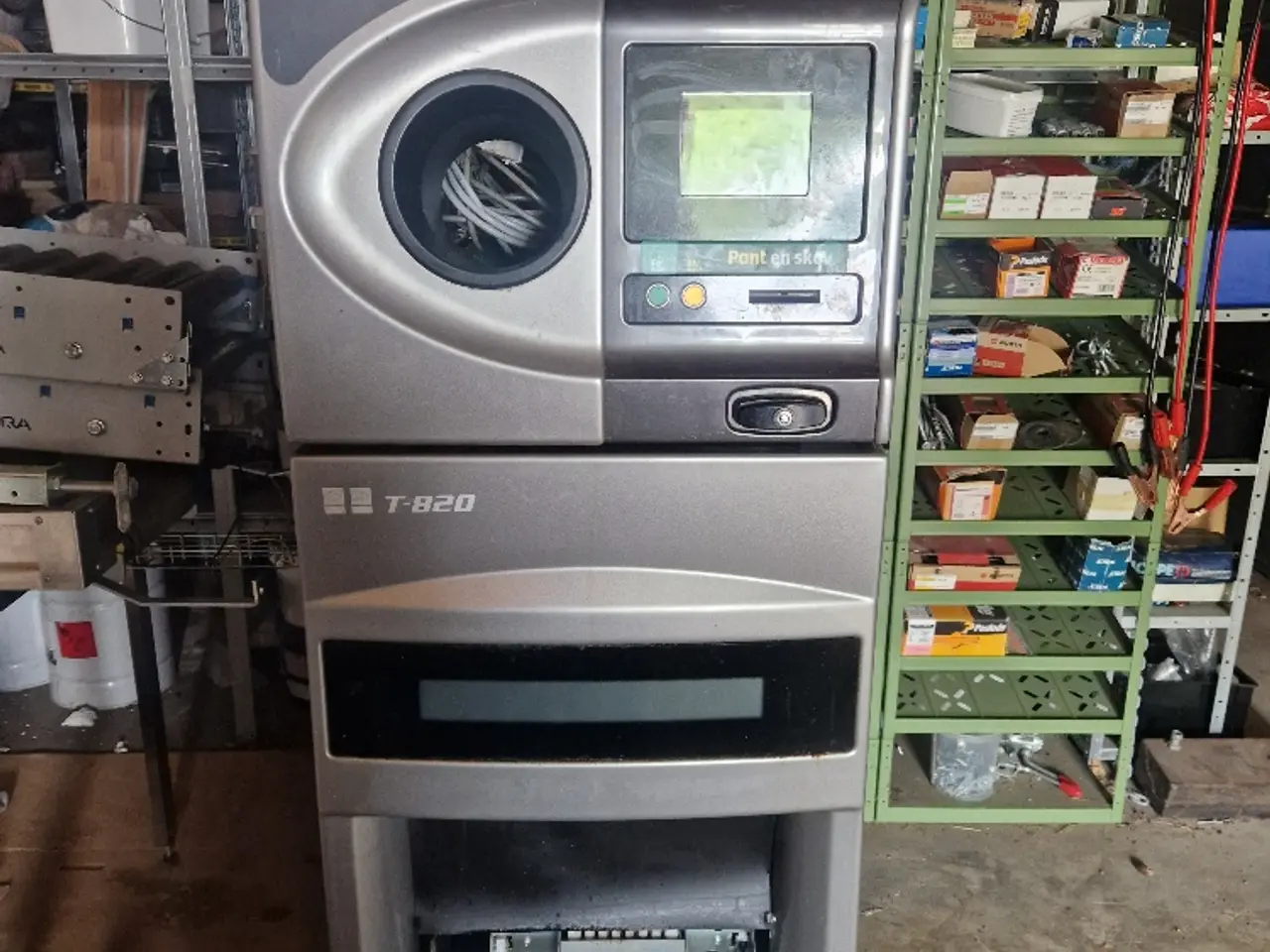 Billede 1 - Flaske automat med transportbånd komplet