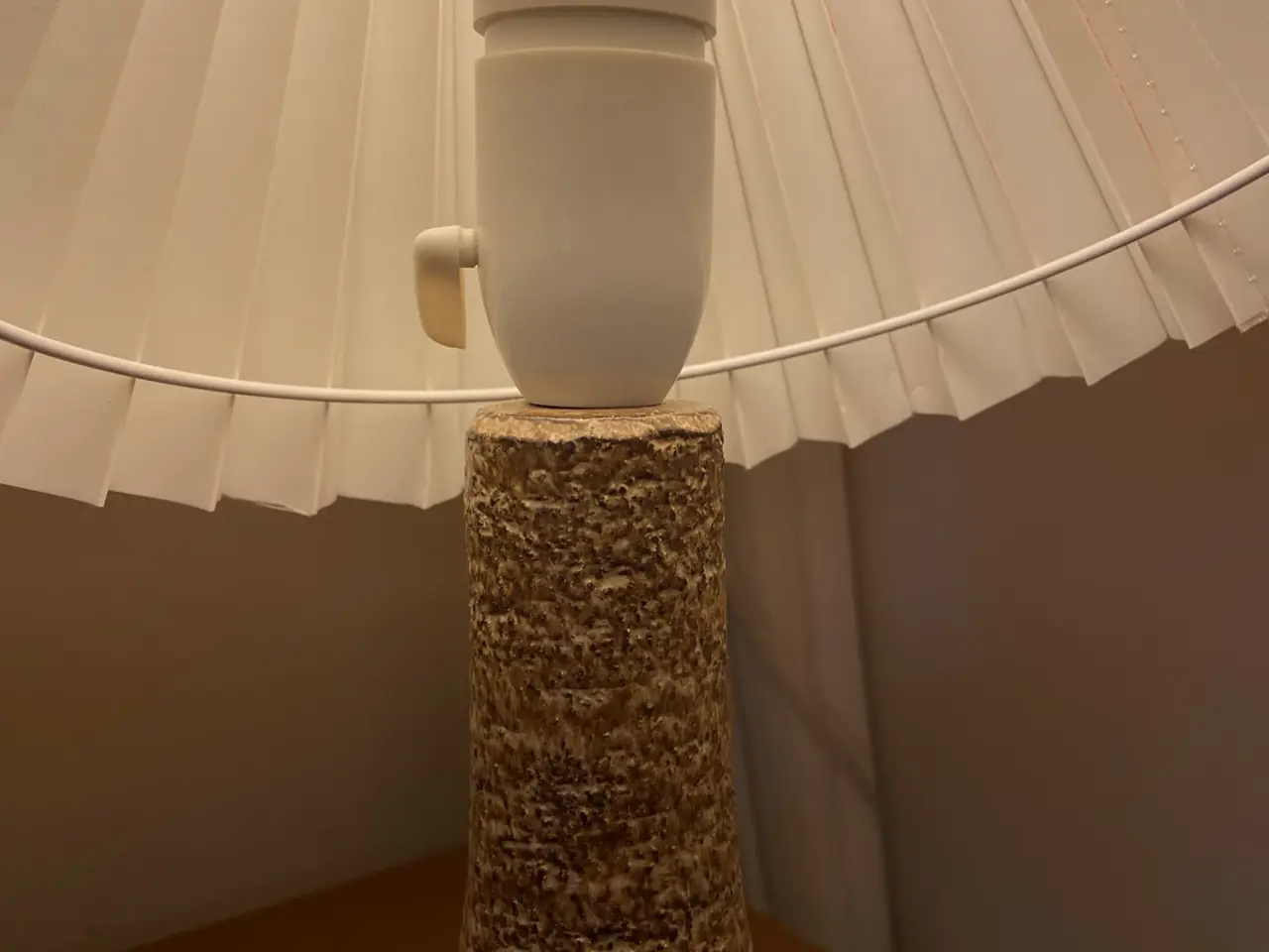 Billede 6 - Vintage Løvemose keramik bordlampe