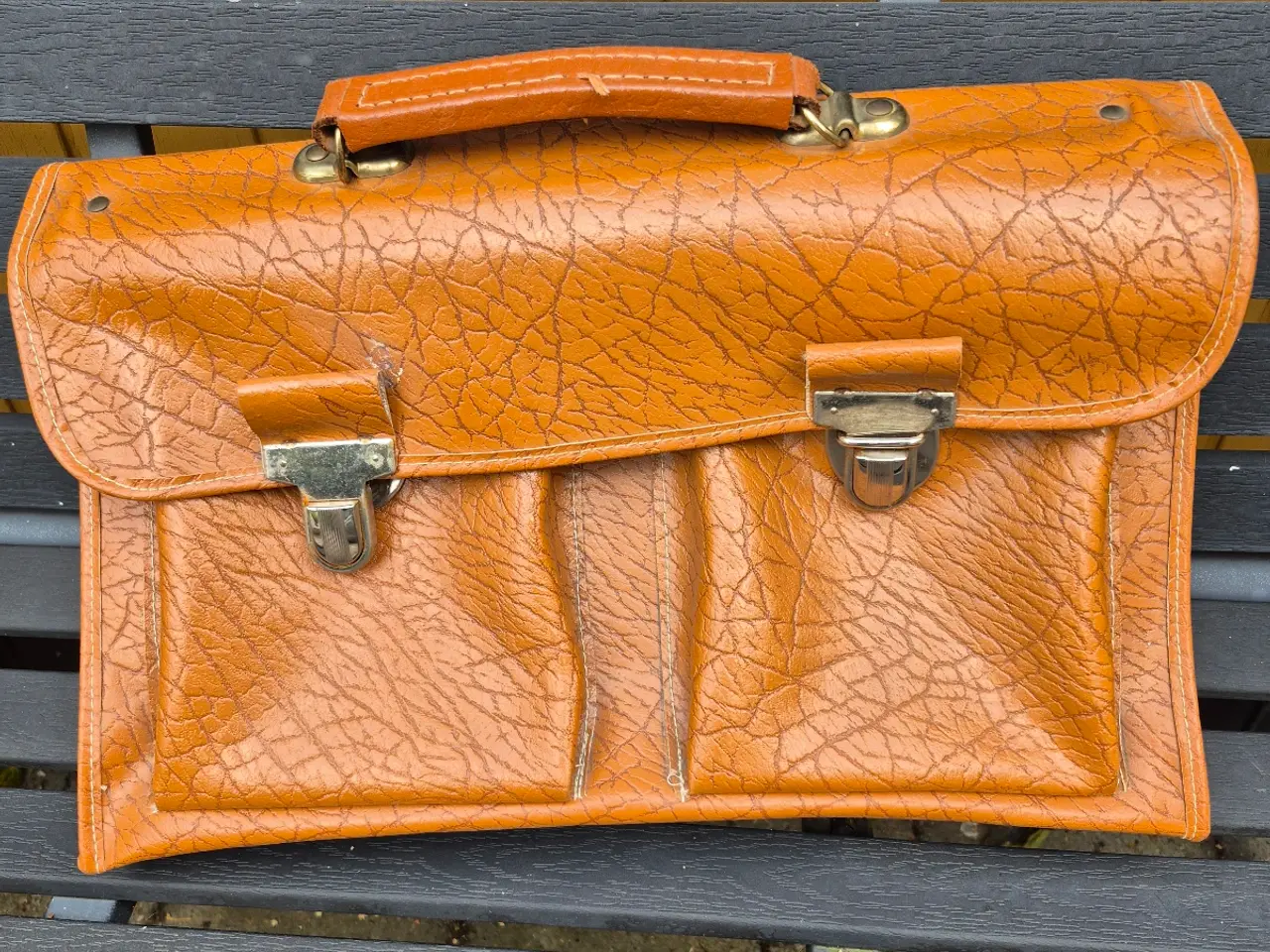 Billede 1 - Vintage skoletaske fra 70erne