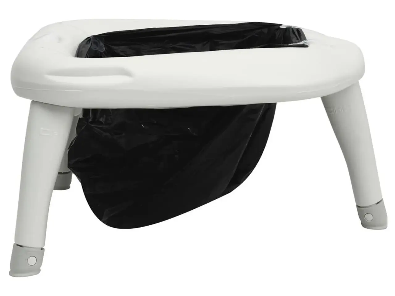 Billede 5 - Campingtoilet med poser - foldbart nødtoilet 200 kg, grå