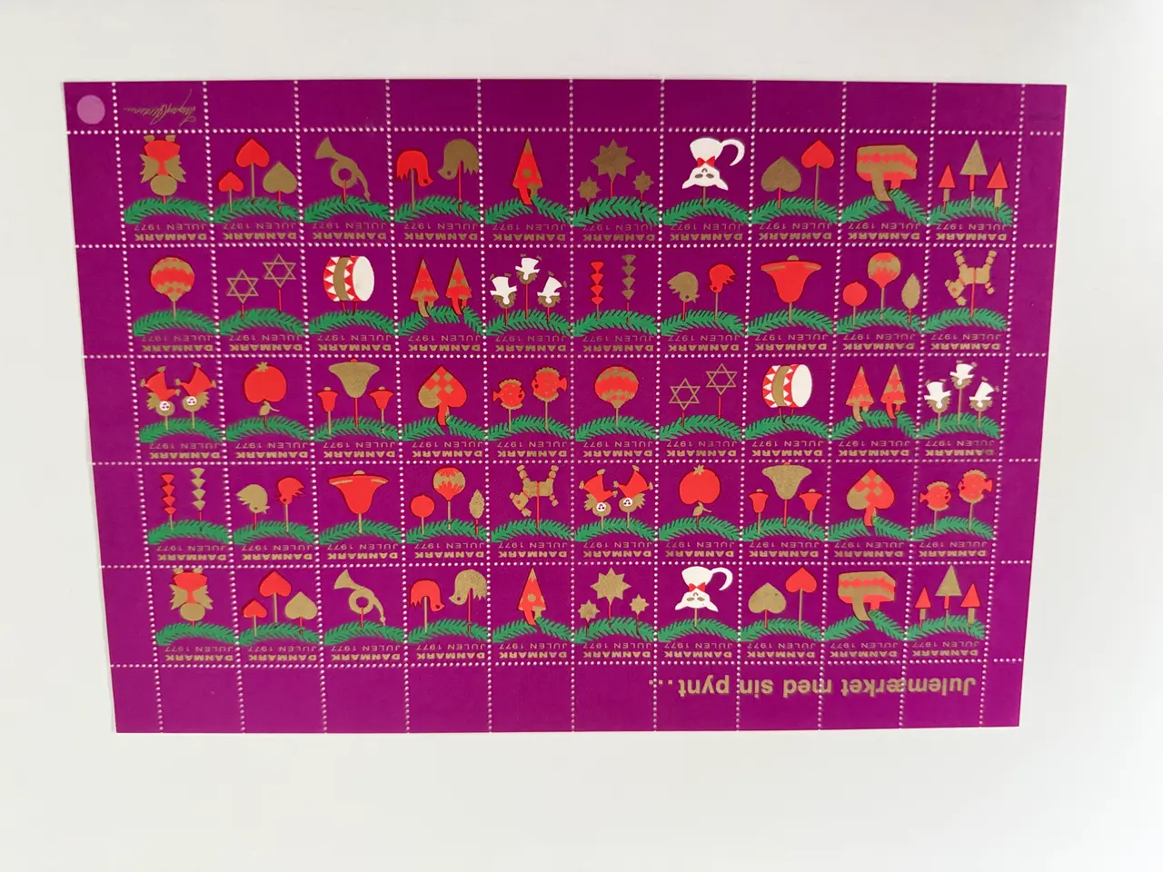 Billede 8 - Julemærkeark 1970-1979