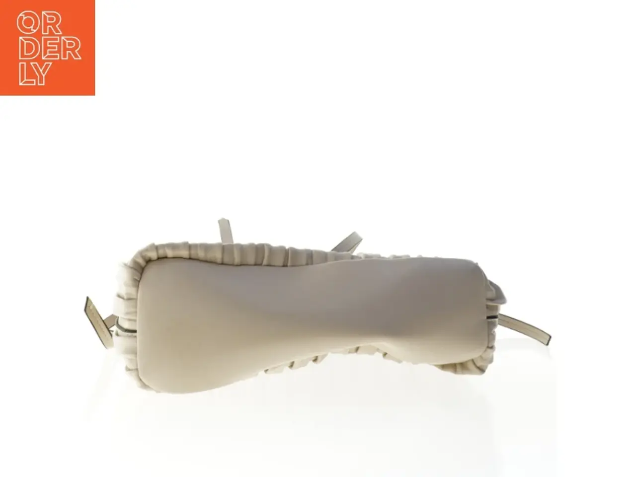 Billede 3 - Plisseret håndtaske i beige fra Zara (str. 28 x 26 cm)