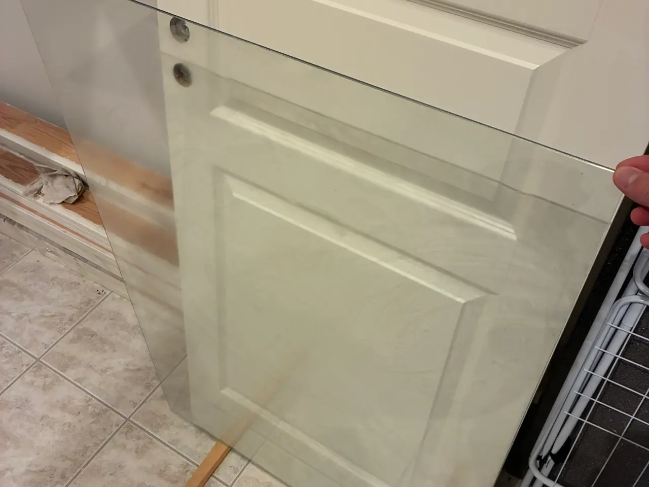 Billede 1 - Glasplade for Pallebord