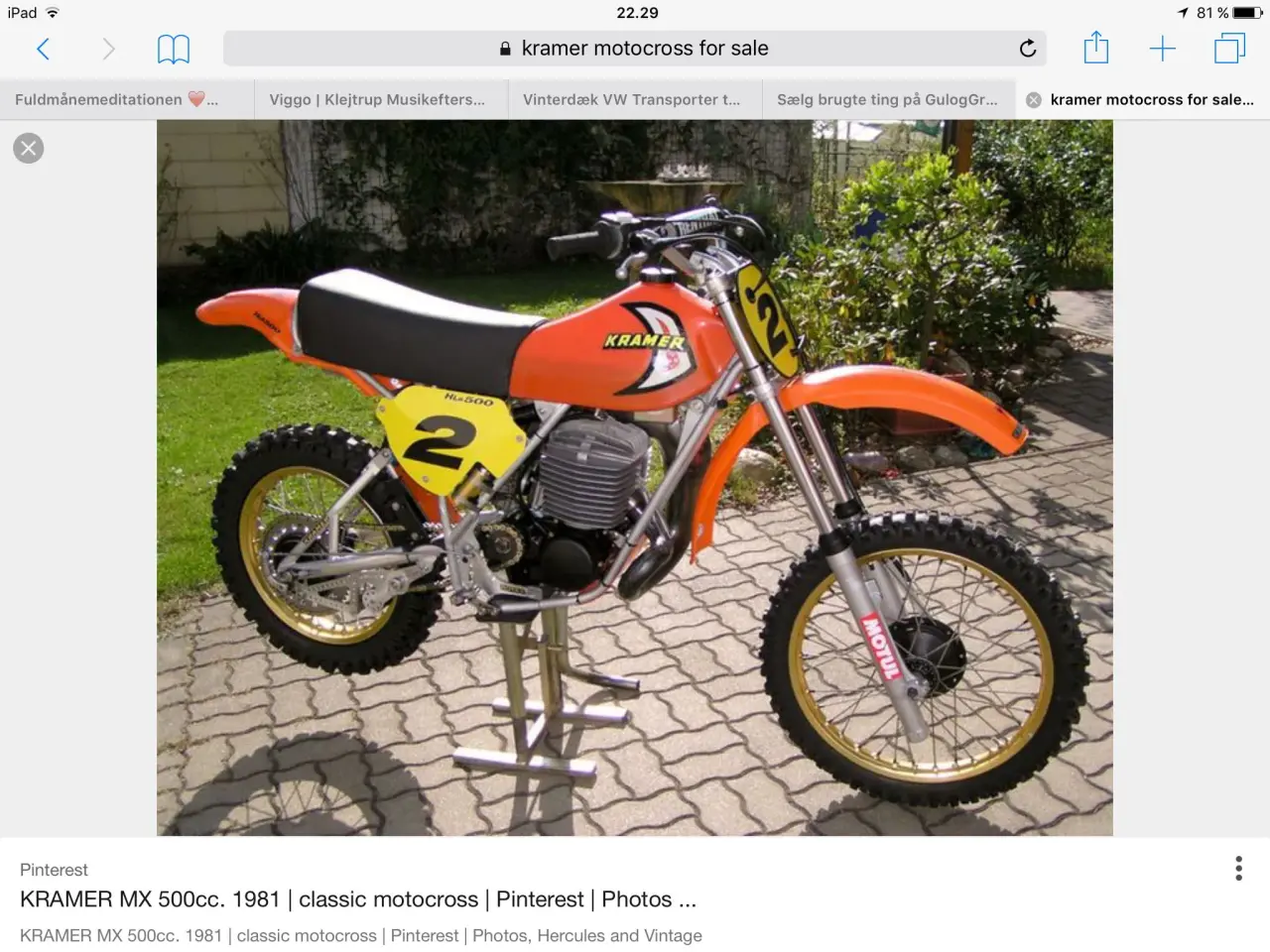 Billede 4 - Gammel crosser med rotax motor købes .