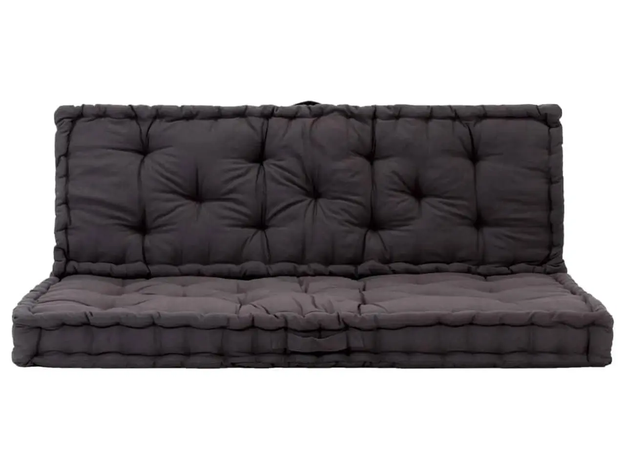 Billede 2 - Hynder til pallesofa 2 stk. i bomuld 120 cm - sort