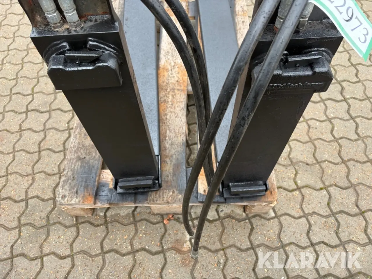 Billede 9 - Pallegafler E.L.M med hydrauliske udskud