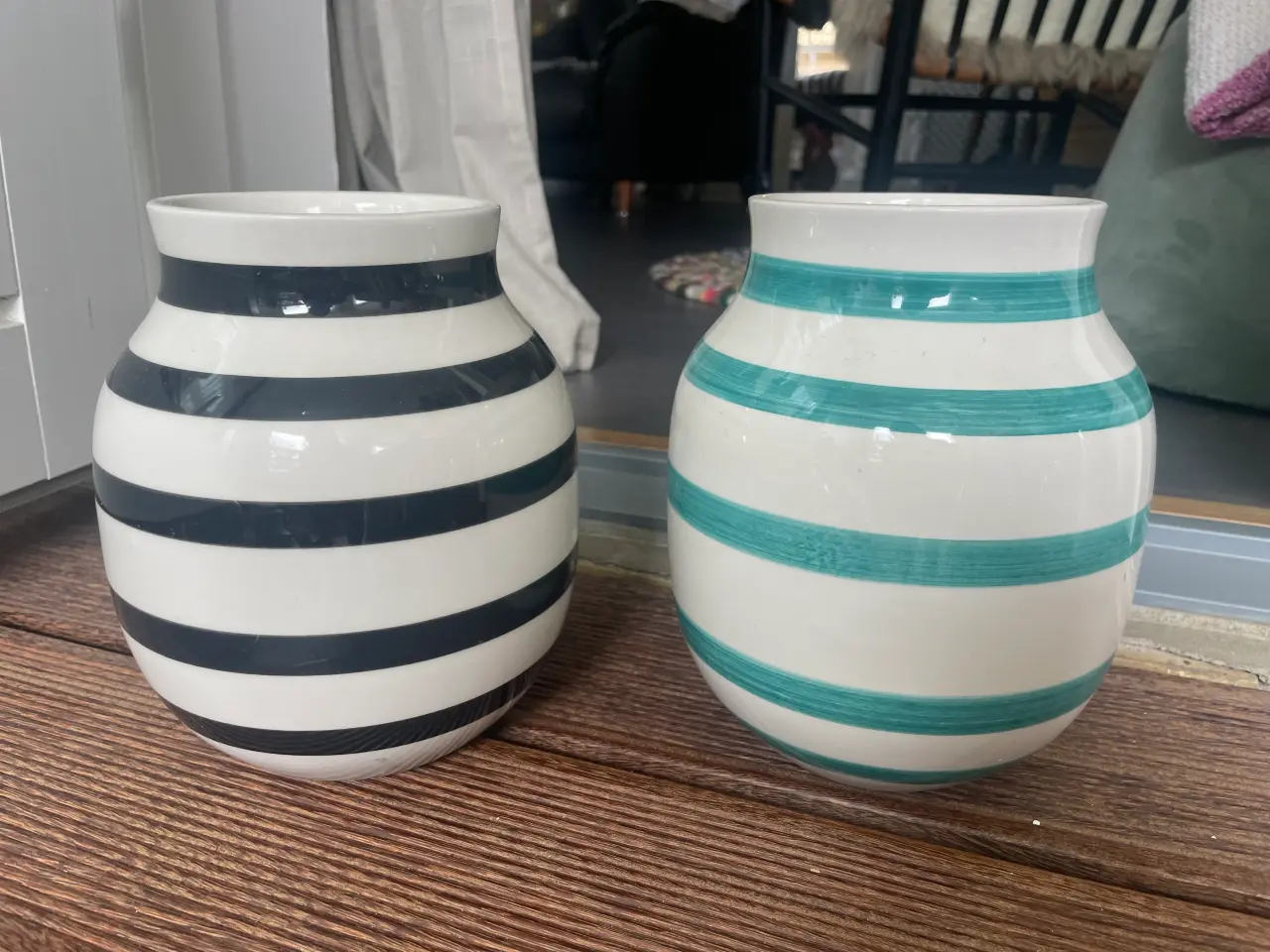 Billede 1 - Kahler stribet vase 