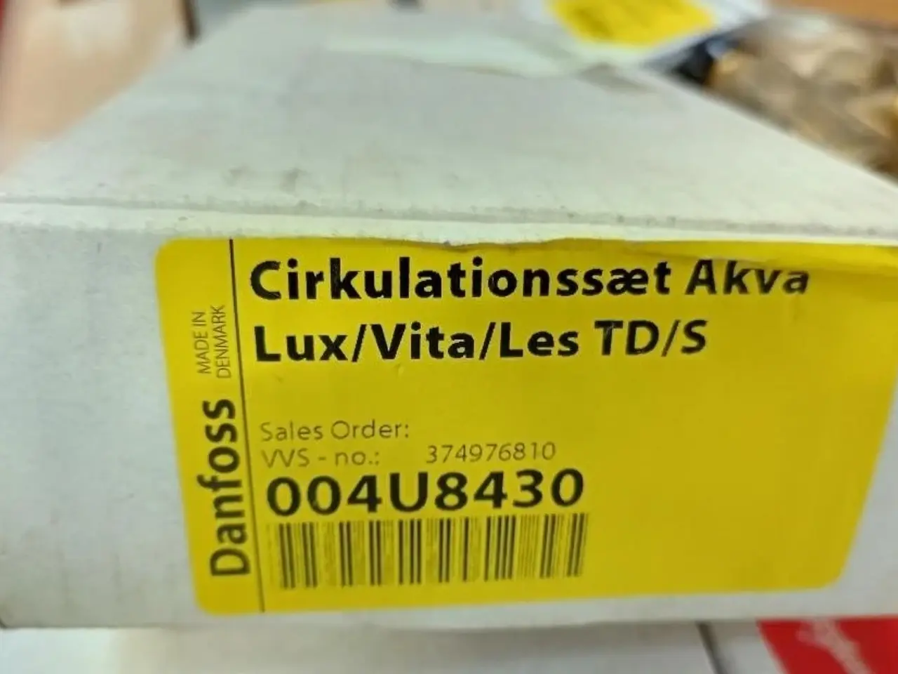 Billede 2 - Danfoss Akva Lux Vita LES TD/S PN: 004U8430 Set