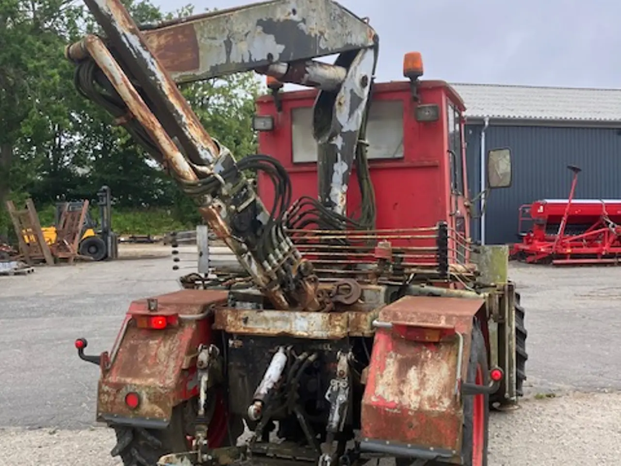 Billede 5 - Mercedes 700 S traktor med lille kran