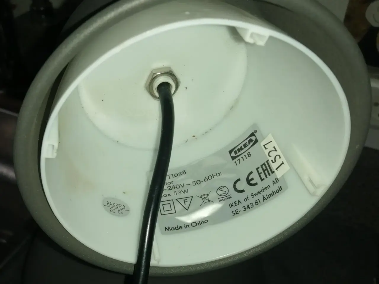 Billede 3 - IKEA HEKTAR RUSTIK LOFTSLAMPE, Ø 22 CM