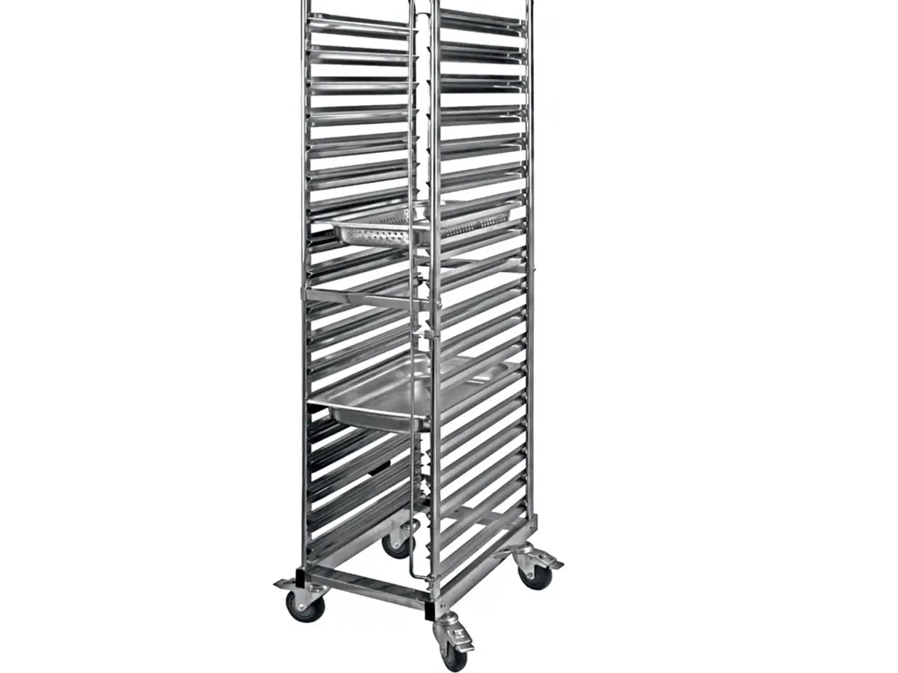 Billede 1 - Smal Professionel Stikvogn (385mm) – 18x GN 1/1